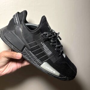 adidas NMD_R1 V2 'Black White' in size 12